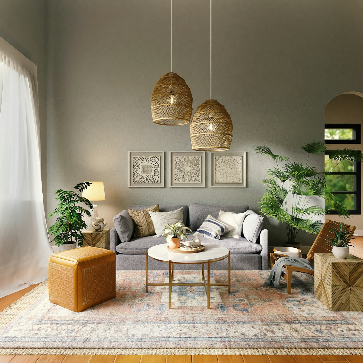 DIY accent wall ideas under $50