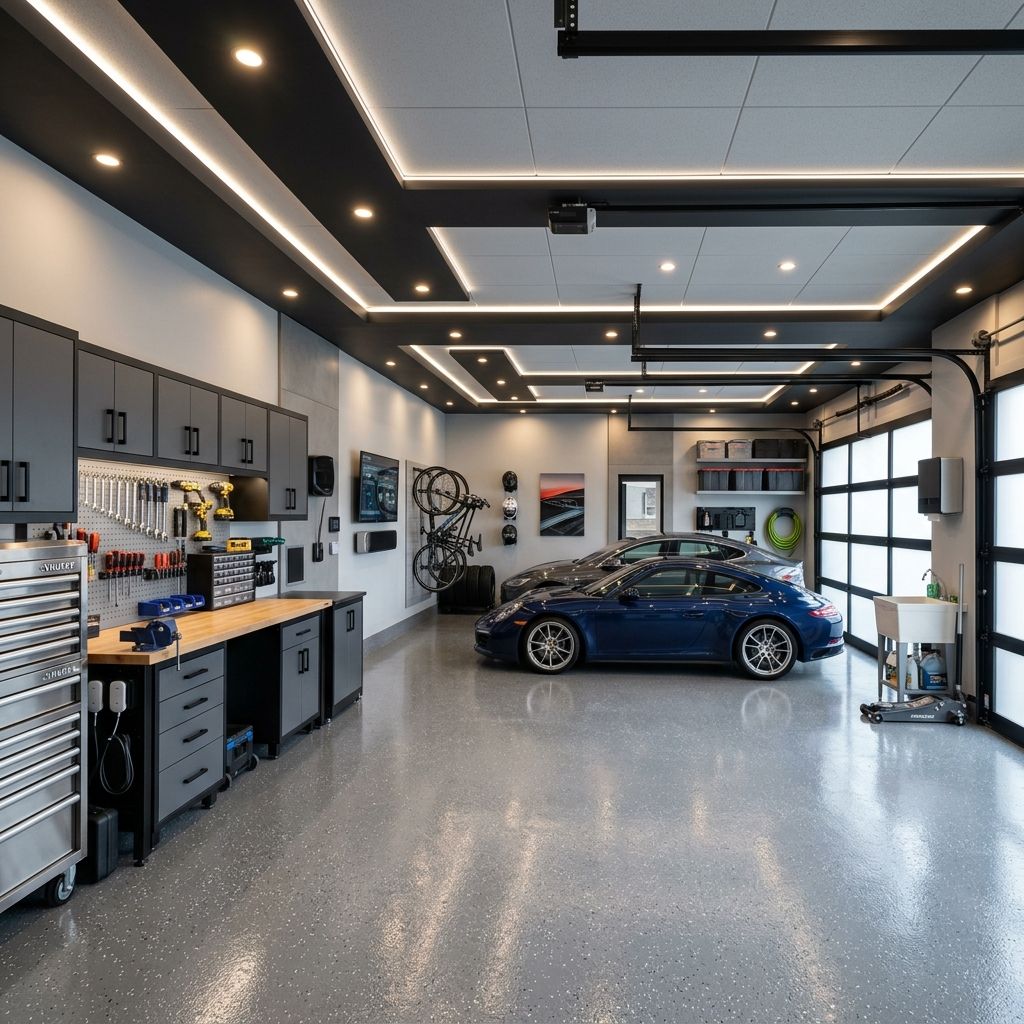Garage ceiling ideas: materials compared