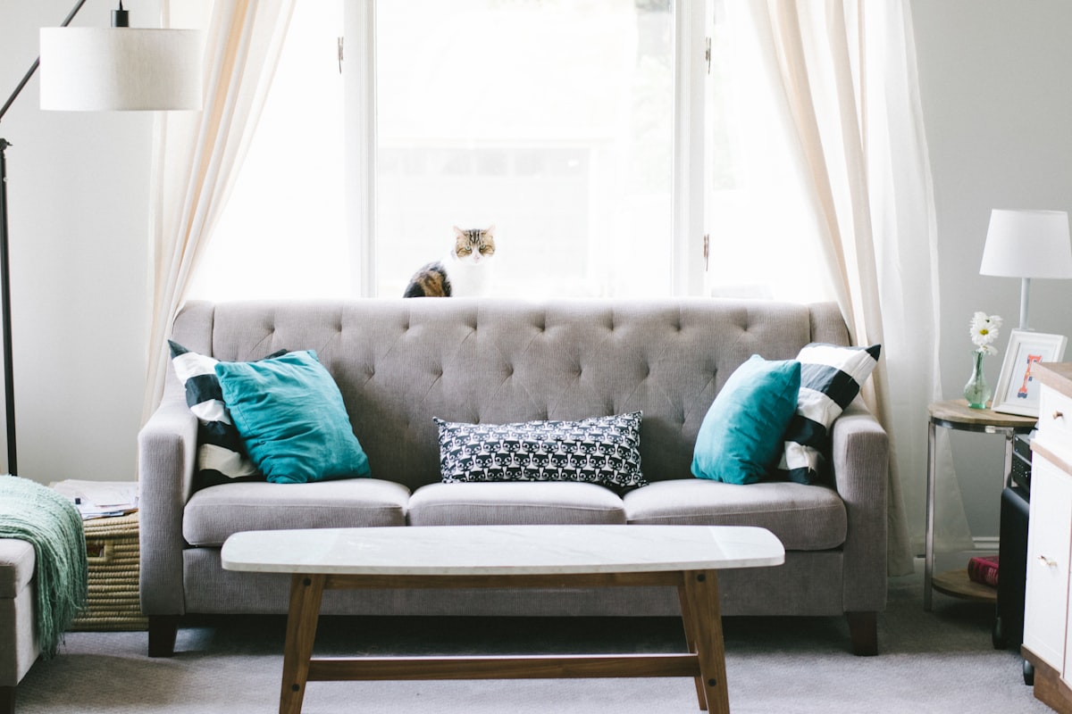How to decorate a long narrow room