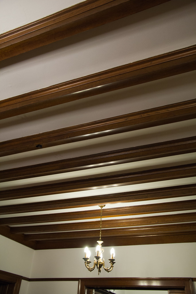 Wood beam ceilings