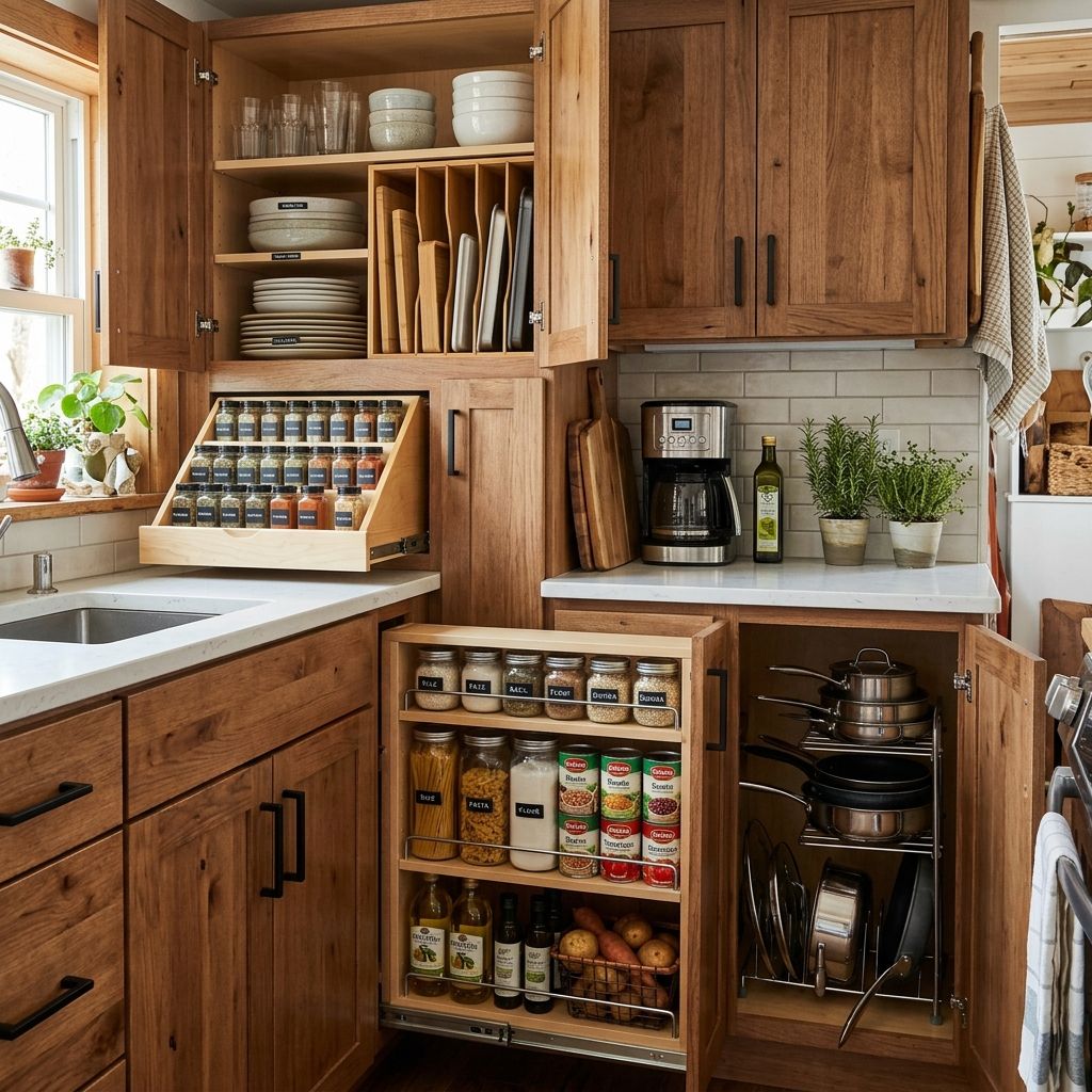Small kitchen storage hacks